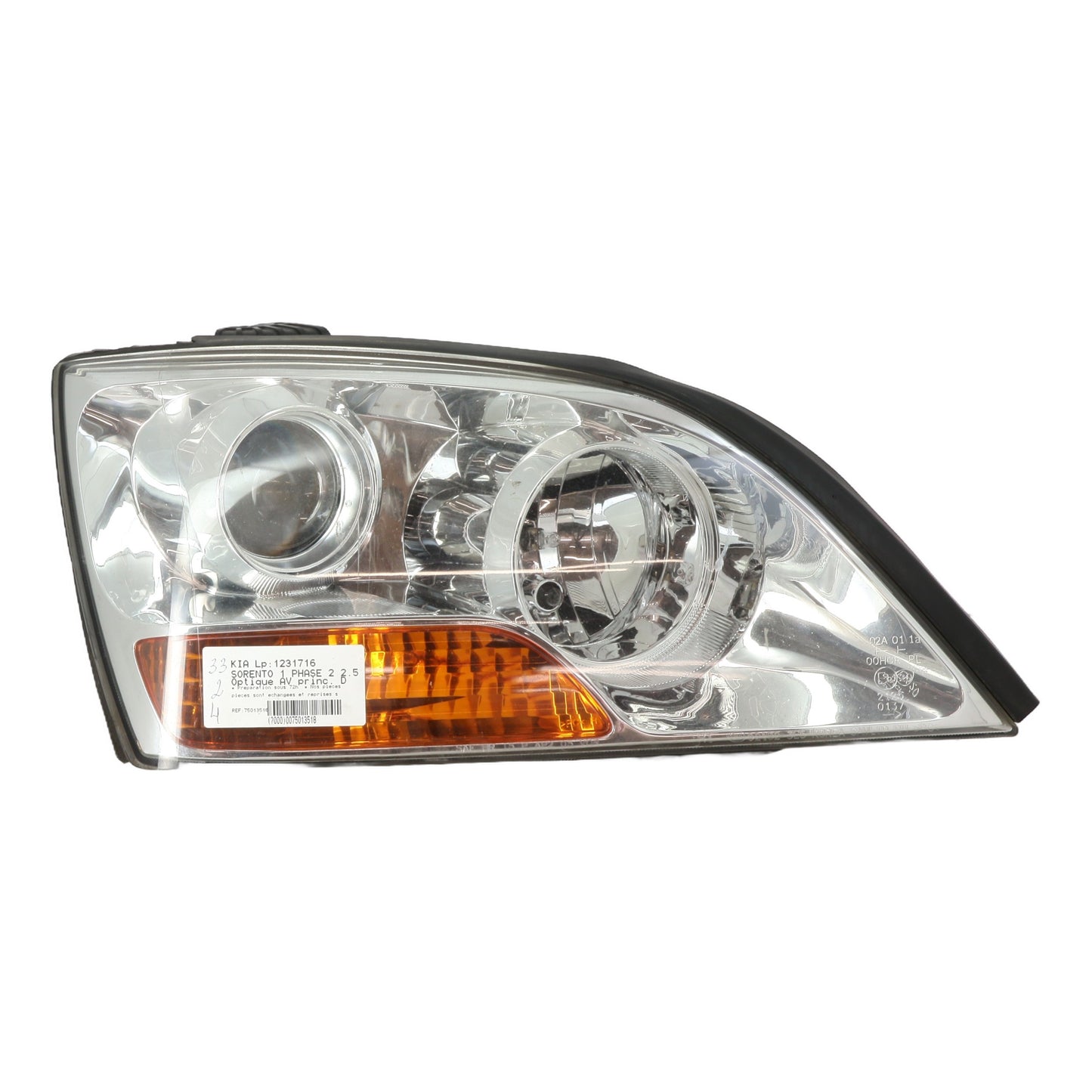 Optique avant principal droit (feux)(phare) - KIA SORENTO 1 PHASE 2