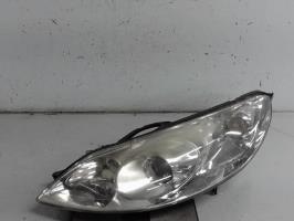 Optique avant principal gauche (feux)(phare) - PEUGEOT 407 PHASE 1