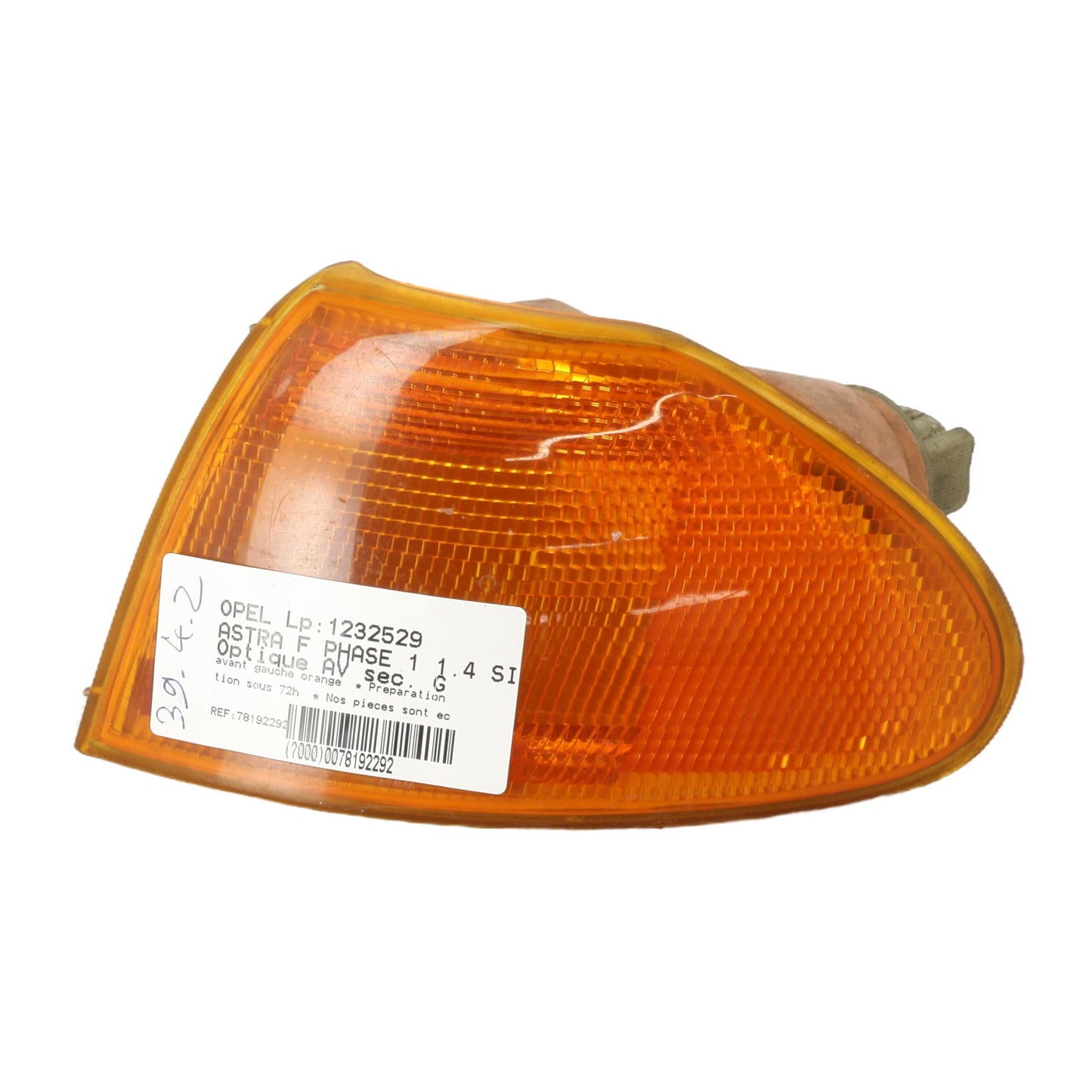 Optique avant secondaire gauche (feux)(clignotant) - OPEL ASTRA F PHASE 1