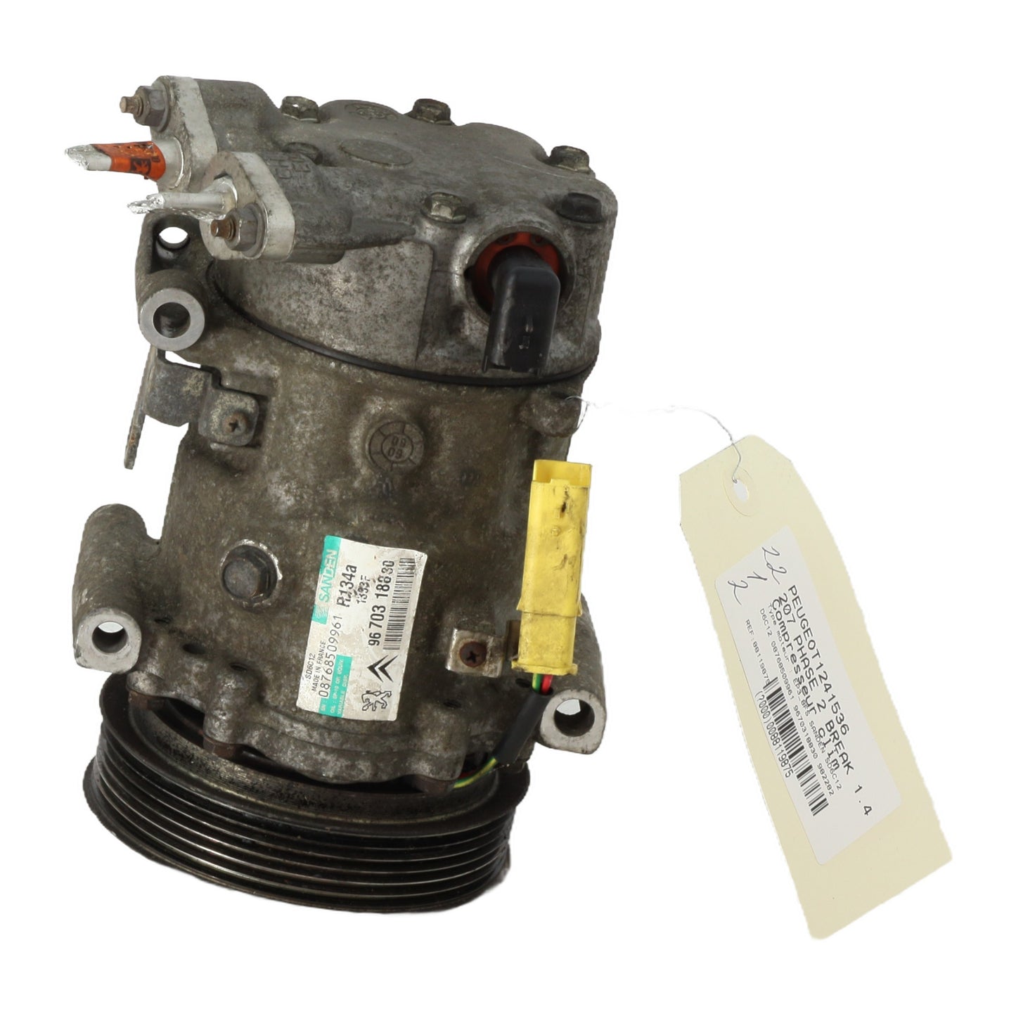 Compresseur clim - PEUGEOT 207 PHASE 2 BREAK (2009)