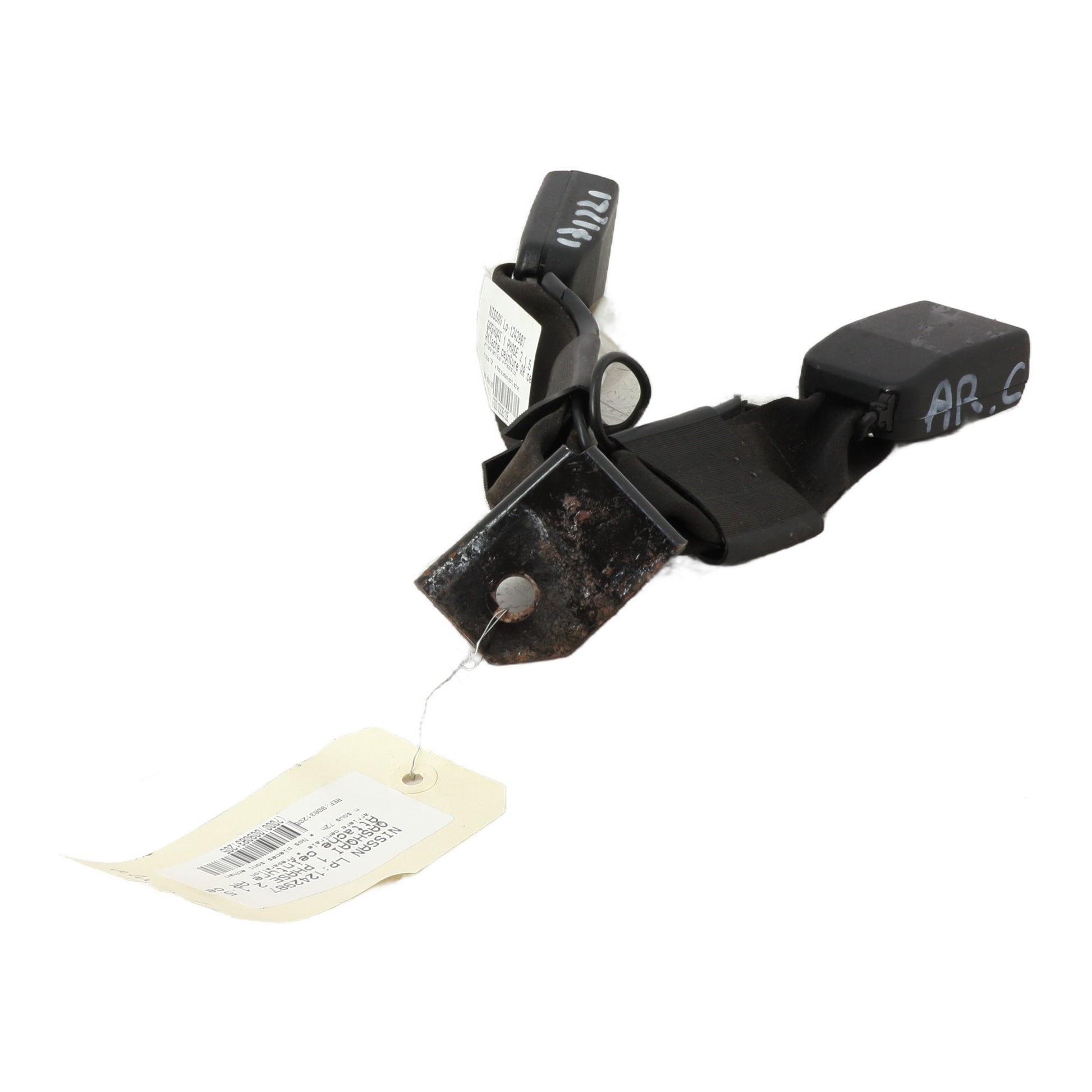 Attache ceinture arriere centrale