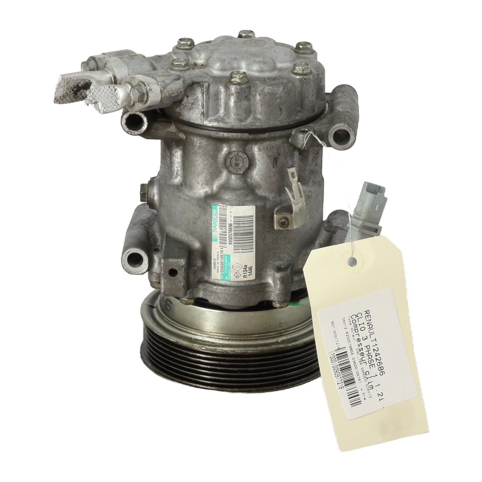Compresseur clim - RENAULT CLIO 3 PHASE 1 (2007)