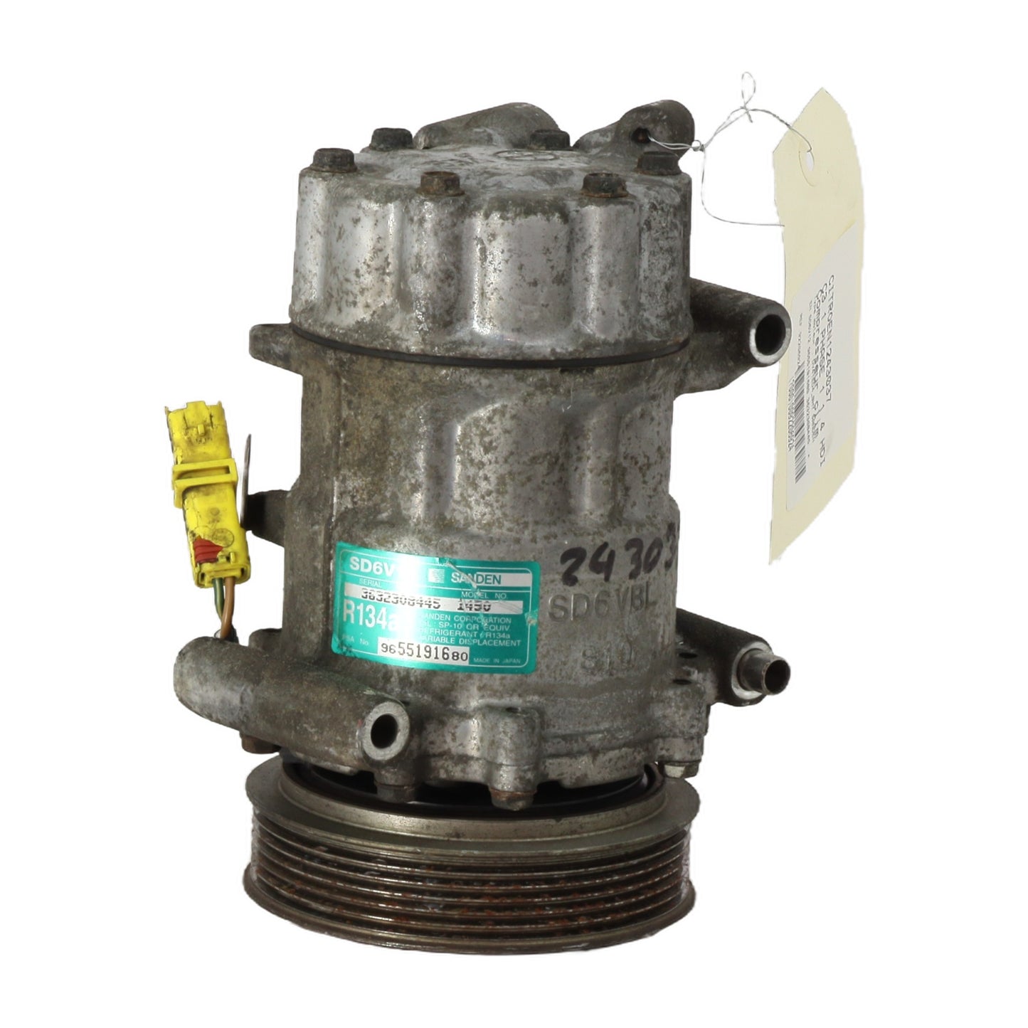 Compresseur clim - CITROEN C3 1 PHASE 1 (2003)
