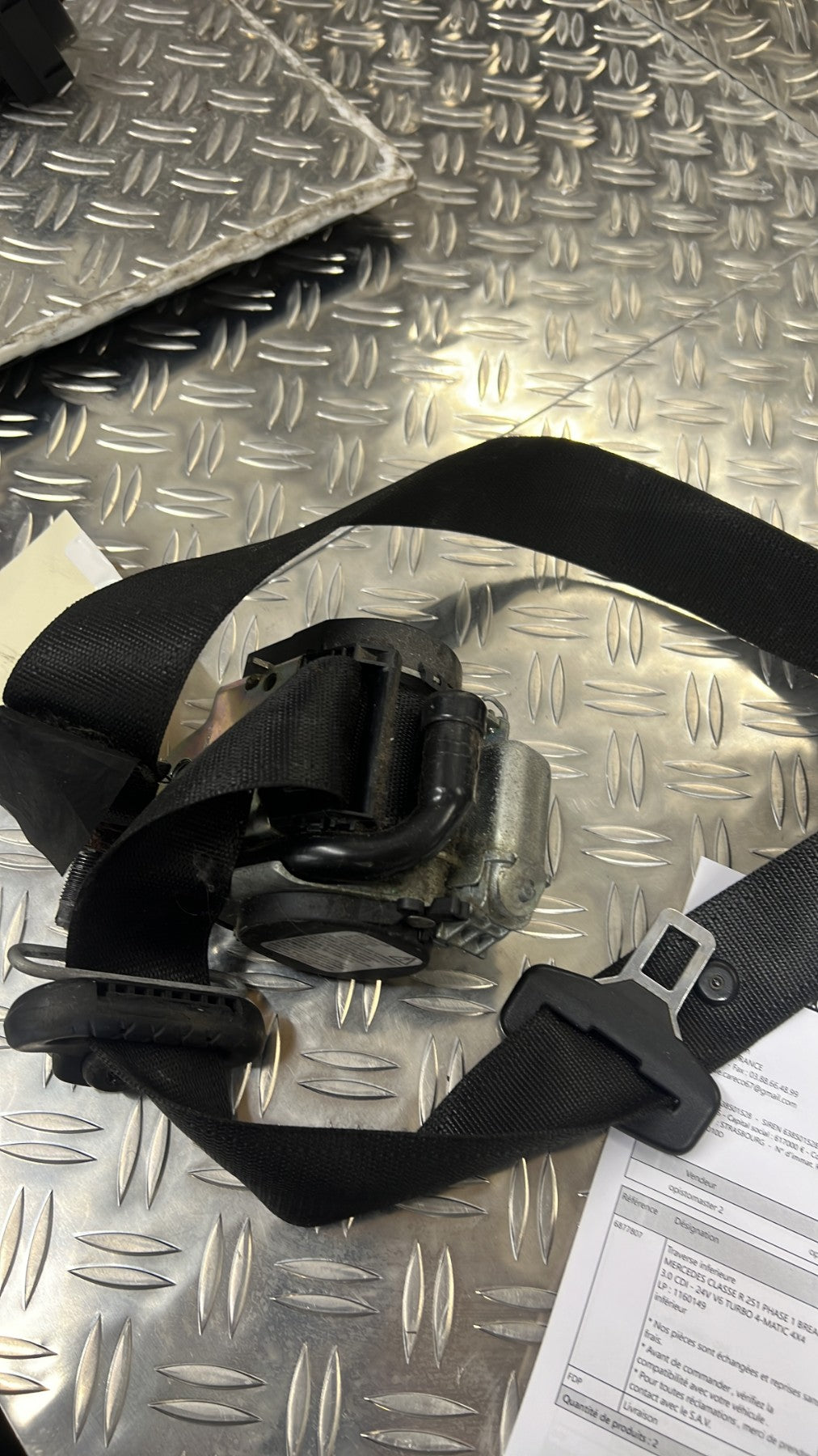 Ceinture avant gauche