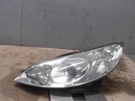 Optique avant principal gauche (feux)(phare) - PEUGEOT 407 PHASE 2